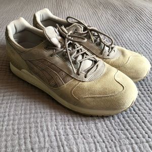 Grey and Tan ASIC Sneakers